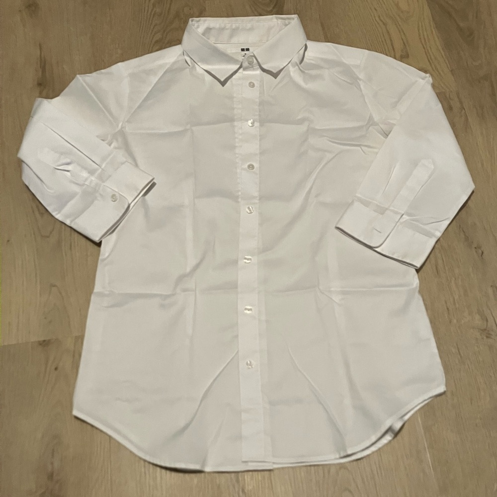 Uniqlo White Button Down Shirt